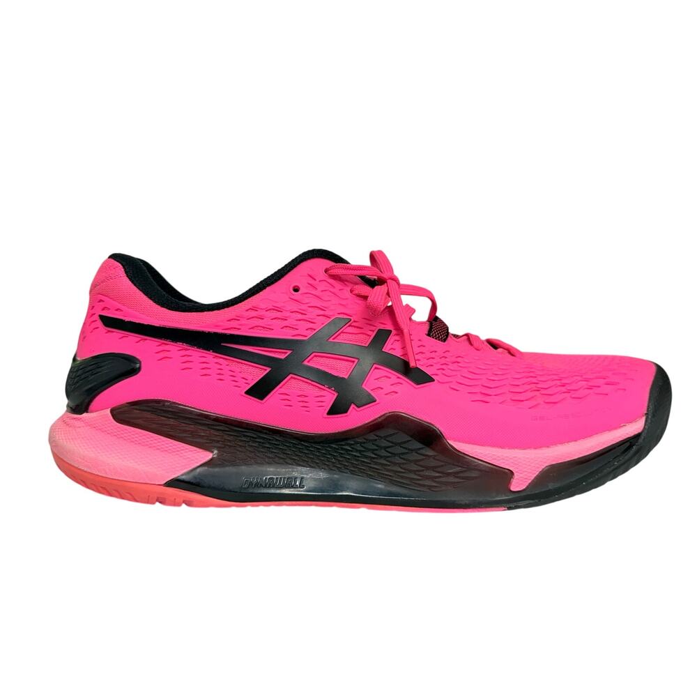 ASICS Gel Resolution Tennis Shoes Pink Black DynaWall Men 11.5 Women 13
